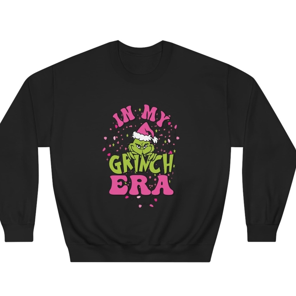 In My Grinch Era Sweatshirt (NEW HANDMADE)